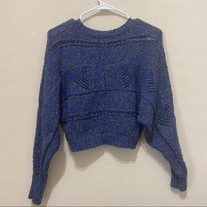 KBF Blue Crew Neck Sweater